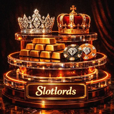 Crystal pedestal displaying legendary VIP rewards.
